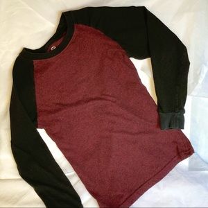 Boys Copper Denim Long Sleeve Tee